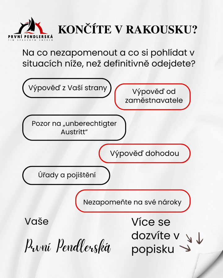 Končíte práci v Rakousku?